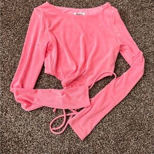 Princess Polly Blush Pink Crop Top